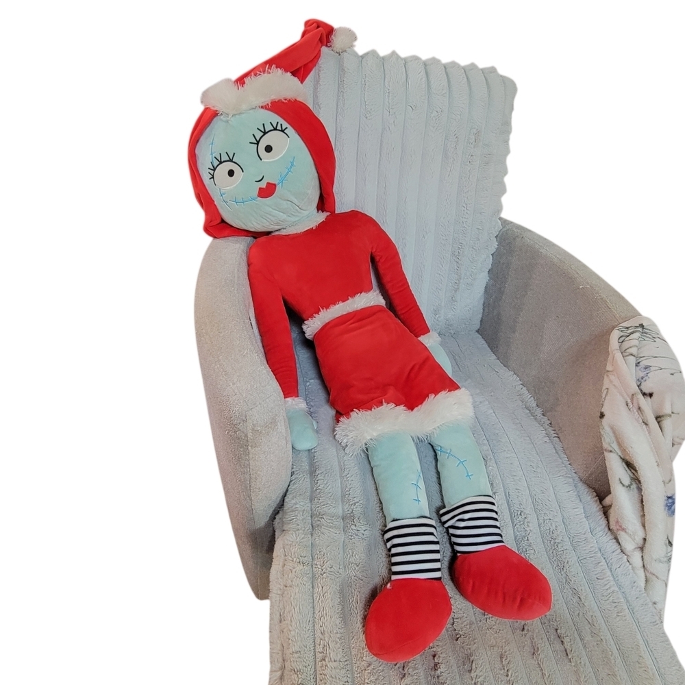 Nightmare Before Christmas Sally Skellington Sandy Clause 48" Jumbo Plush